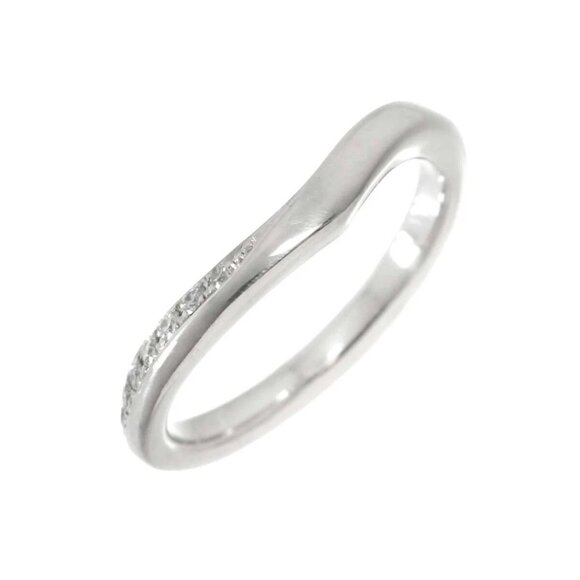 NIWAKA MIZUKAGAMI Diamond Ring Platinum Size4.5(US)